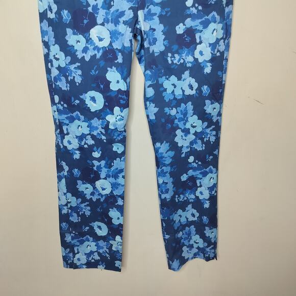 J. Crew Remi Ankle Pants 8 Tall Floral Office Work - Picture 5 of 8